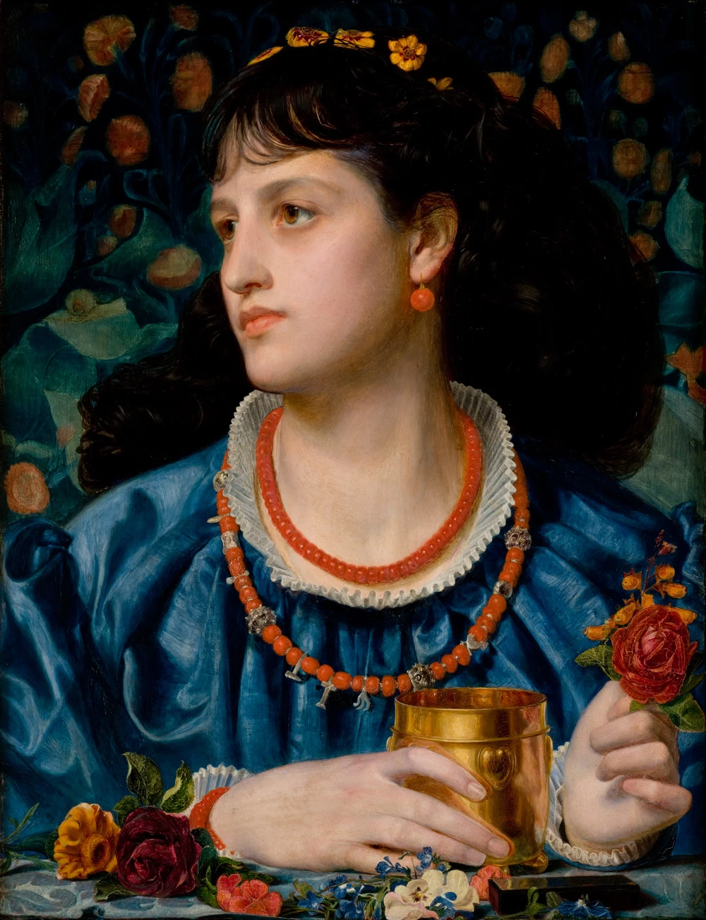 Frederick Sandys-25-Isotta con la pozione d'amore - Ponce Museum of Art